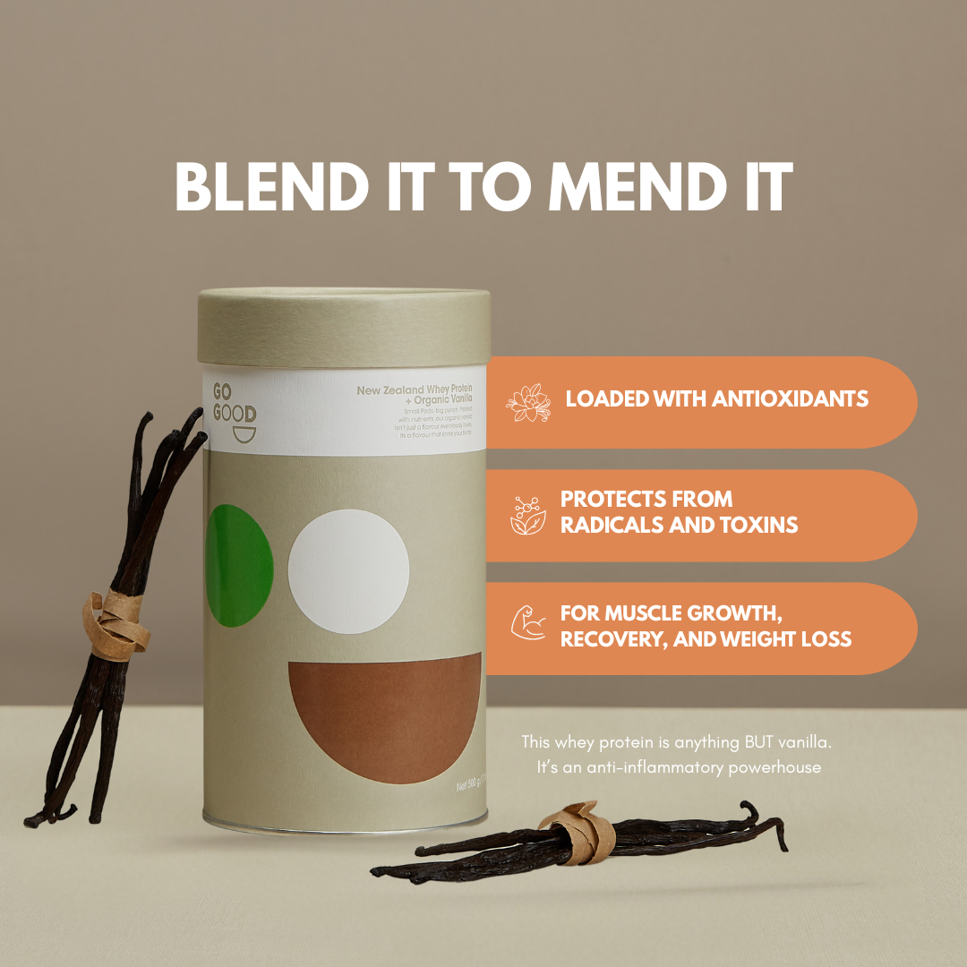 Whey Protein Powder + Organic Vanilla